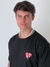 Remera over broken heart negra en internet
