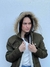 Parka verde - comprar online
