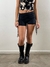Short lycra frunces negro - comprar online
