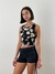 Short lycra frunces negro en internet