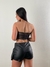 Corset encaje tejido negro - comprar online
