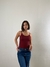 Body espalda cabada lycra bordo - comprar online