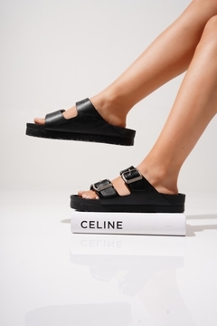 SANDALIAS BIRK MYKONOS BLACK - Khalea
