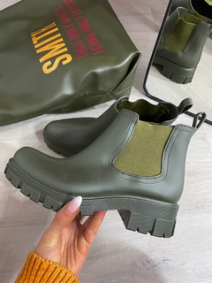 BOTAS DE LLUVIA OLIVE - Khalea