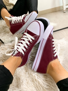 ZAPATILLAS SANSA BORDÓ - comprar online