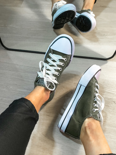 ZAPATILLAS SANSA GREEN OLIVE - comprar online
