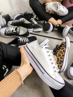 ZAPATILLAS SANSA HIGH CUERO WHITE