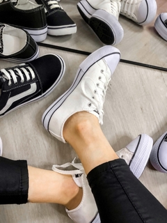 ZAPATILLAS SANSA LONA WHITE - comprar online
