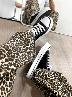 ZAPATILLAS SANSA HIGH LONA BLACK
