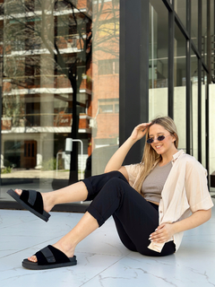 SANDALIAS SLIPPERS TUNEZ BLACK