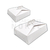 CAJA PARA MASAS BLANCAS PARA 1/2 KG. 20,6 x 15,5 x5,3 - comprar online