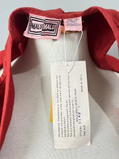 Colete algodão bordado boho novo importado vintage (G) - loja online
