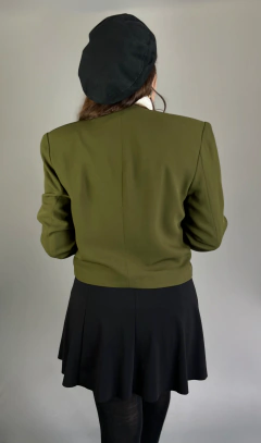 Casaco sem gola lã grife Japonesa COMME ÇA (M/ 42) - comprar online