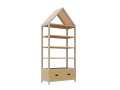 Estante 90 com Telhado Coleção Tupi - Linha Floresta - comprar online