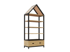 Estante 90 com Telhado Coleção Tupi - Linha Floresta - comprar online