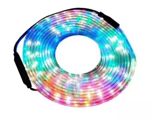 MANGUERA LUCES LED EXTERIOR 5 MTS MULTICOLOR NAVIDAD