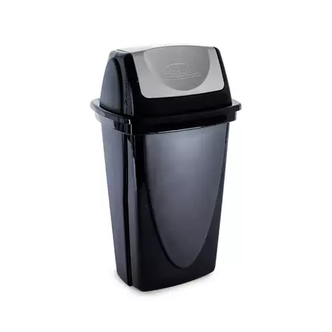 LIXEIRA ECOBLACK BASCULANTE 14 L PLASUTIL 3486 - comprar online