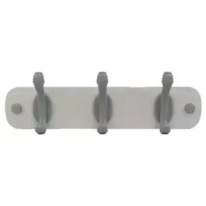 CABIDE / GANCHO DE PLASTICO COM 6 GANCHOS COLORS TOP ÚTIL TOP1359