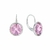 Zarcillos de Circón rosa