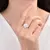 Anillo de flor vca blanca - comprar online