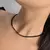 Collar cristales 3mm sw JET (NEGRO)