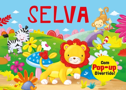 LIVRO POP-UP DIVERTIDO - SELVA - PÉ DA LETRA