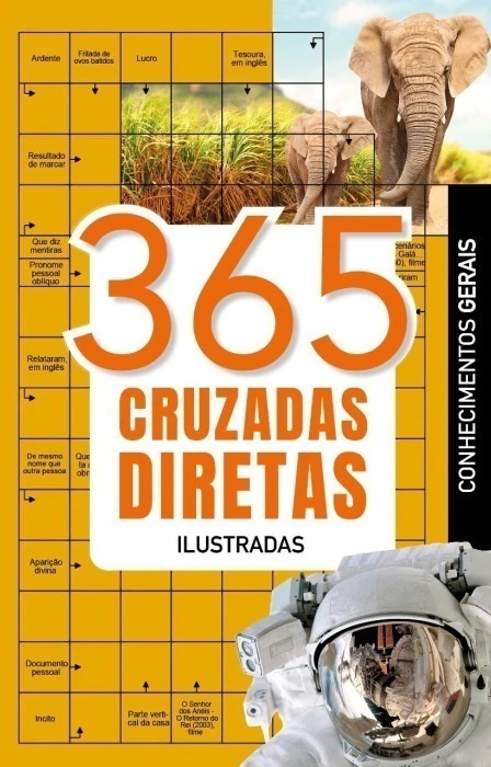 365 CRUZADAS DIRETAS - ILUSTRADAS - PÉ DA LETRA