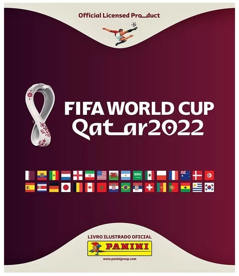 ÁLBUM COPA DO MUNDO QATAR 2022 CAPA BROCHURA - PANINI