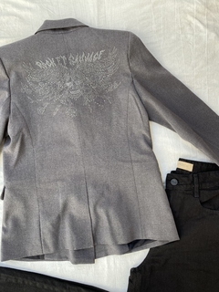 SACO CASTLE ON THE HILL Gris Oscuro - comprar online