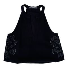 CROP CALIFORNIA STARS Negro