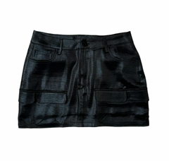 FALDA CORTA NEW DIMENSION Negro brillos
