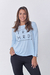 REMERA TRAIN HARD - CELESTE - comprar online