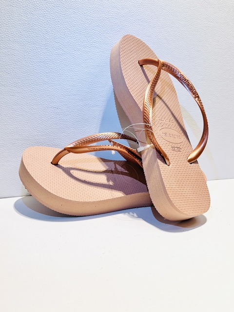HAVAIANA SLIM PLATFORM-ROSA CROCUS