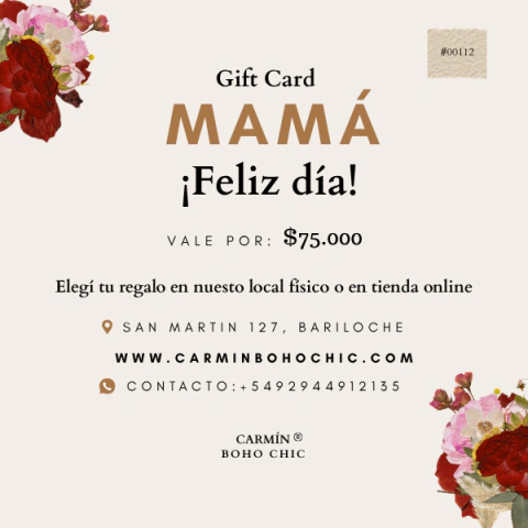 GIFT CARD MAMÁ ♥