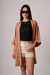 (TE3250) KIMONO LINO LISO ANITA