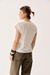 (37934) REMERA SENECIO 100% ALGODON MANGA CON RIBB ANCHO en internet