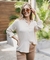 (39410) CAMISA OVERSIZE SARGA SEDIFICADA
