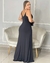 (V25FI07) VESTIDO DE LYCRA PESADA CON TAJO - tienda online