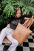 Tote Mare de cuero camel - comprar online