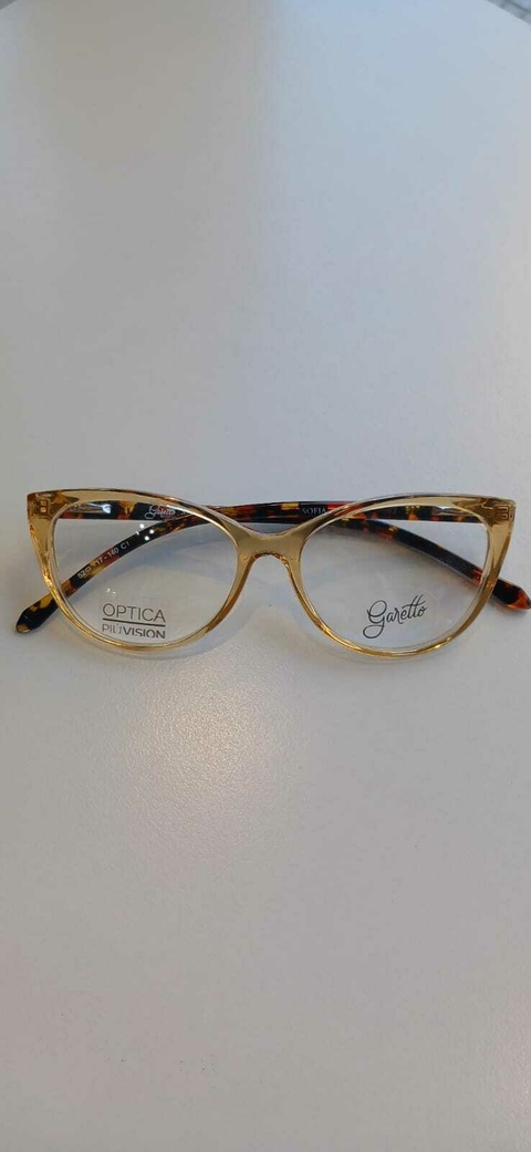 Garetto Sofía Caramelo Transparente - comprar online