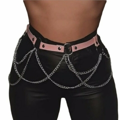 BOR046 Pollera KIM con Cadenas