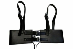 BOR033 Corset Negro Doble Hebilla