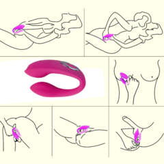 VIBRADOR DOBLE HANNA 6 Código 19031p - comprar online