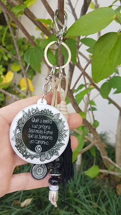 CHAVEIRO MANDALA PRETA - comprar online