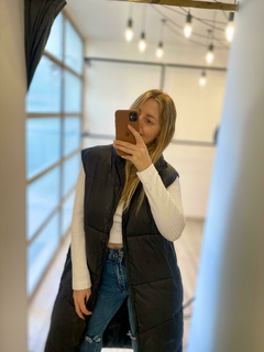 Chaleco Puffer Largo - comprar online