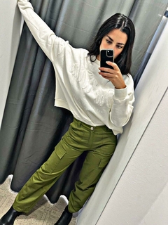 Pantalón Cargo - Verde - Talle S