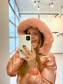 Campera Puffer Metalizada - Verde 3XL - comprar online
