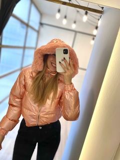 Imagen de Campera Puffer Metalizada - Verde 3XL