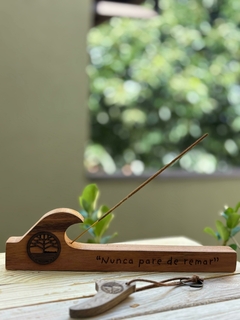 Incensário Let's Woods " Nunca pare de remar" - comprar online