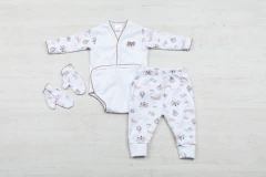 Ajuar Chiripá Avión Blanco - comprar online